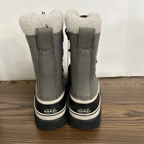 SOREL Women Sz 8.5 CARIBOU Lace-up Waterproof Snow Boots Comfortable INSULATION - Picture 6 of 12